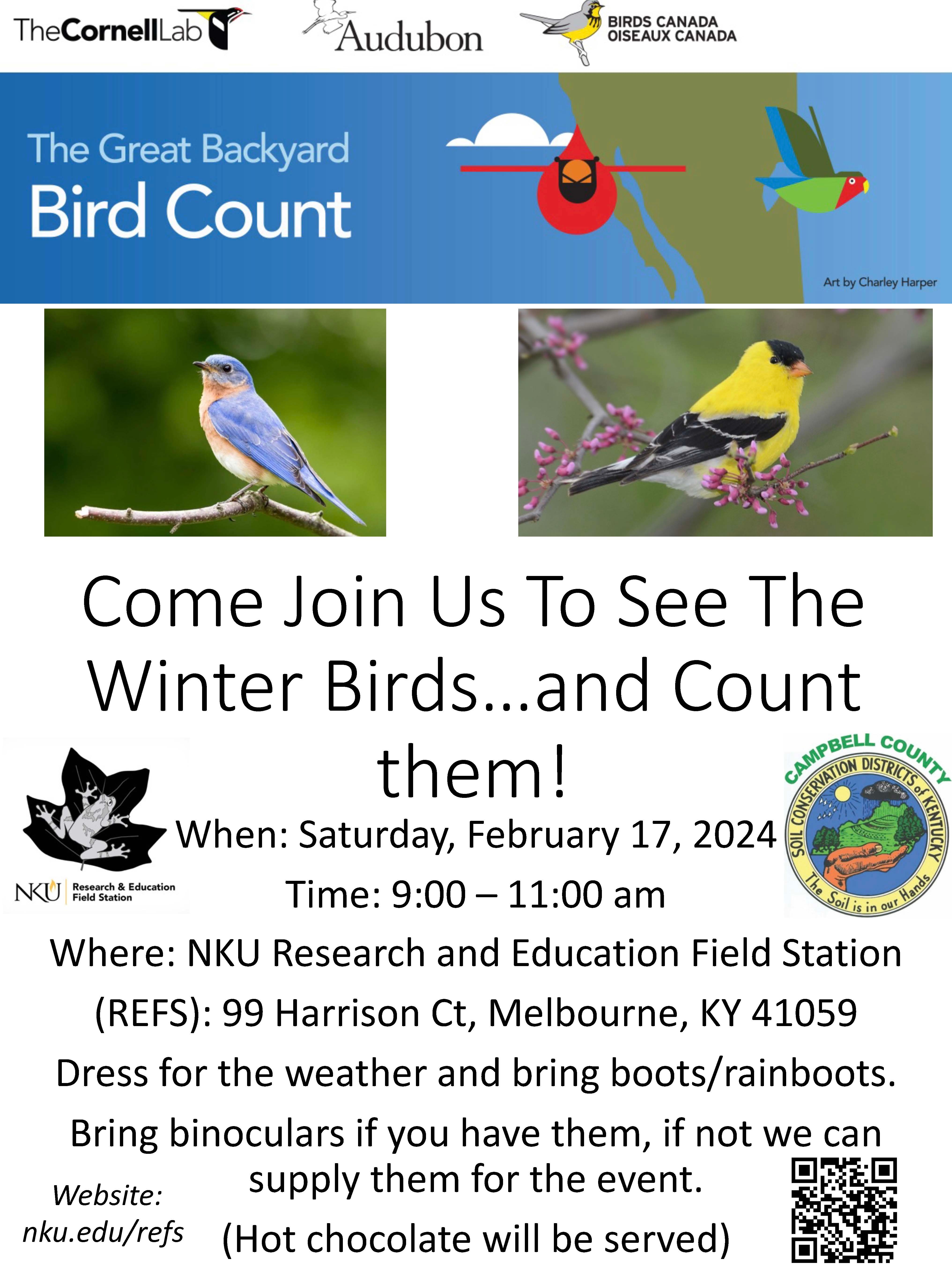 NKU REFS - Great Backyard Bird Count - February