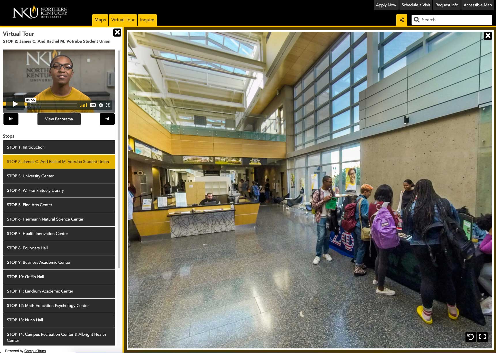 northern kentucky university virtual tour