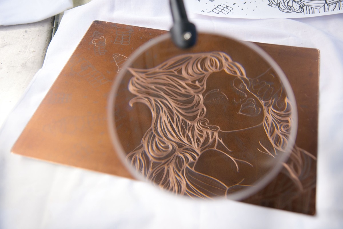 Printmaking detail 