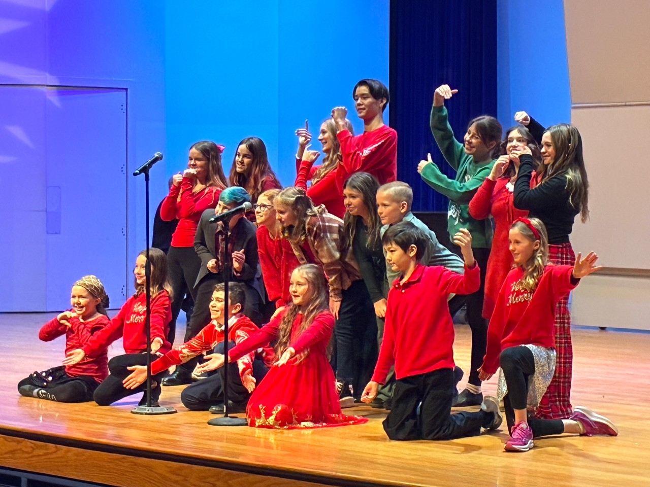 Cello players sitting together