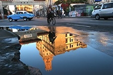 Puddle Reflection - Photo from exhibit
