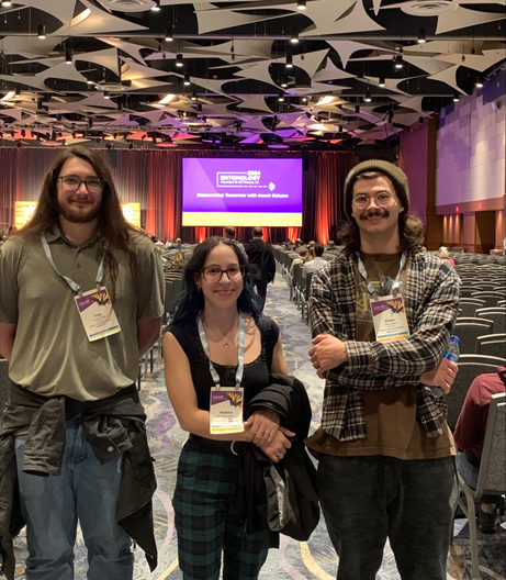 Trey Zinsmeister, Abilene Morgan and Ethan Waddle