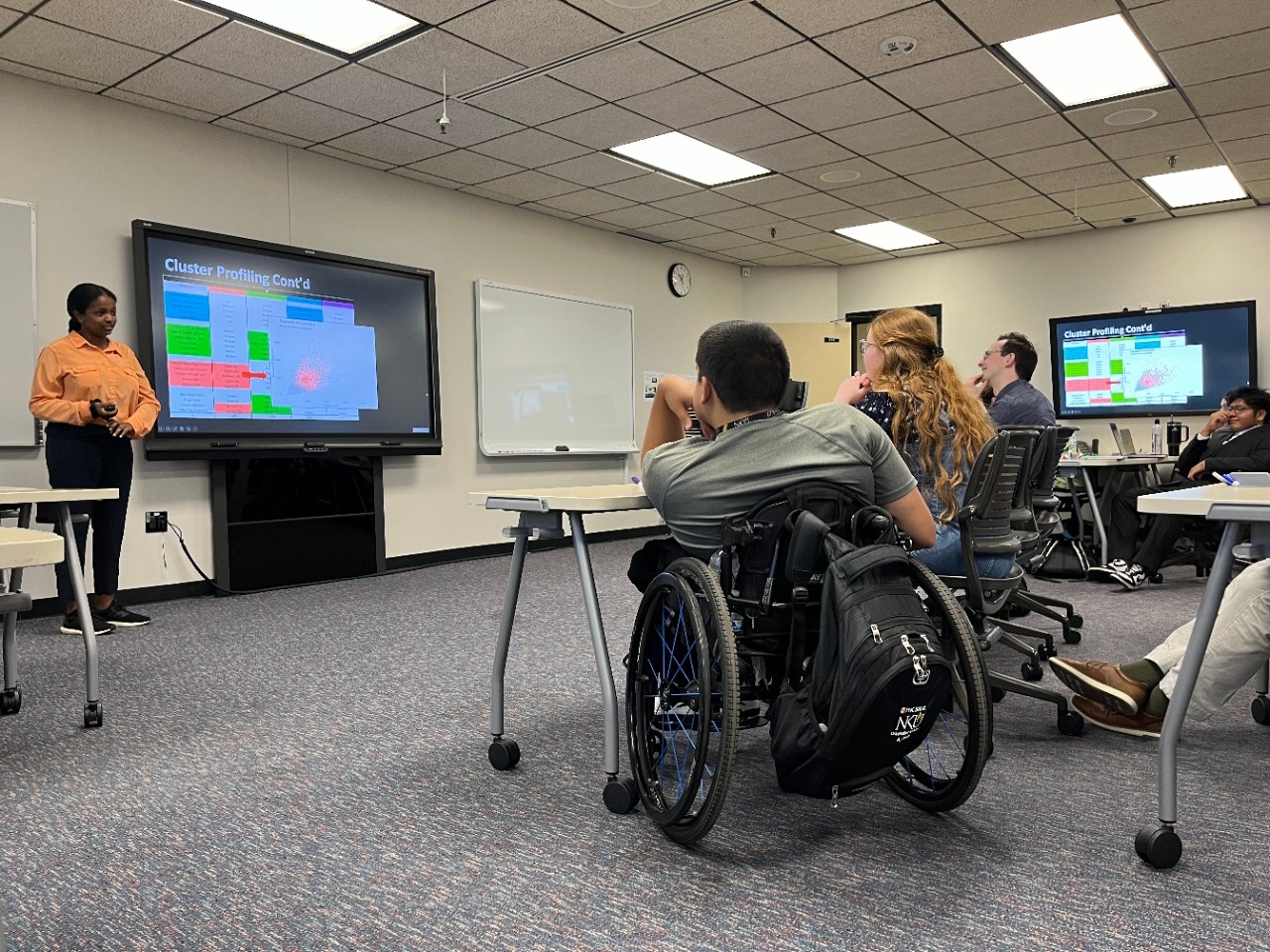 Students working together