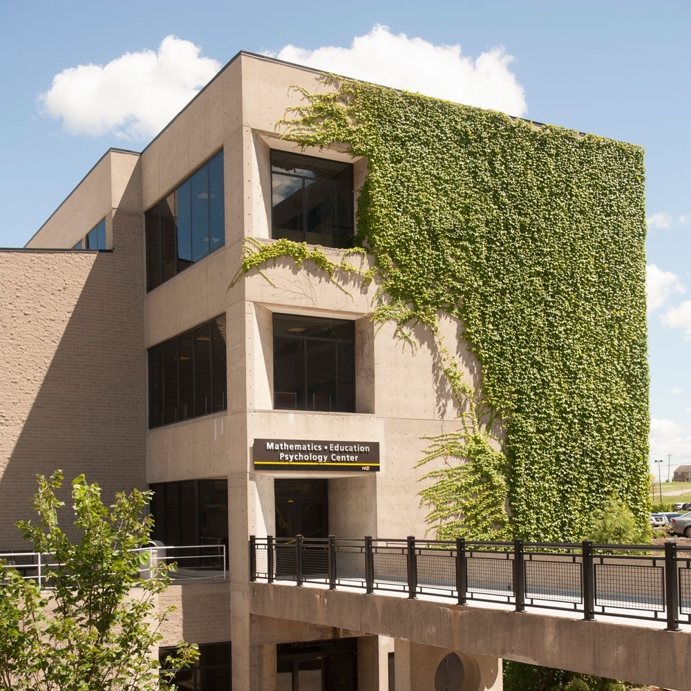 Facade of NKU's Mathematics, Education, and Psychology Center.