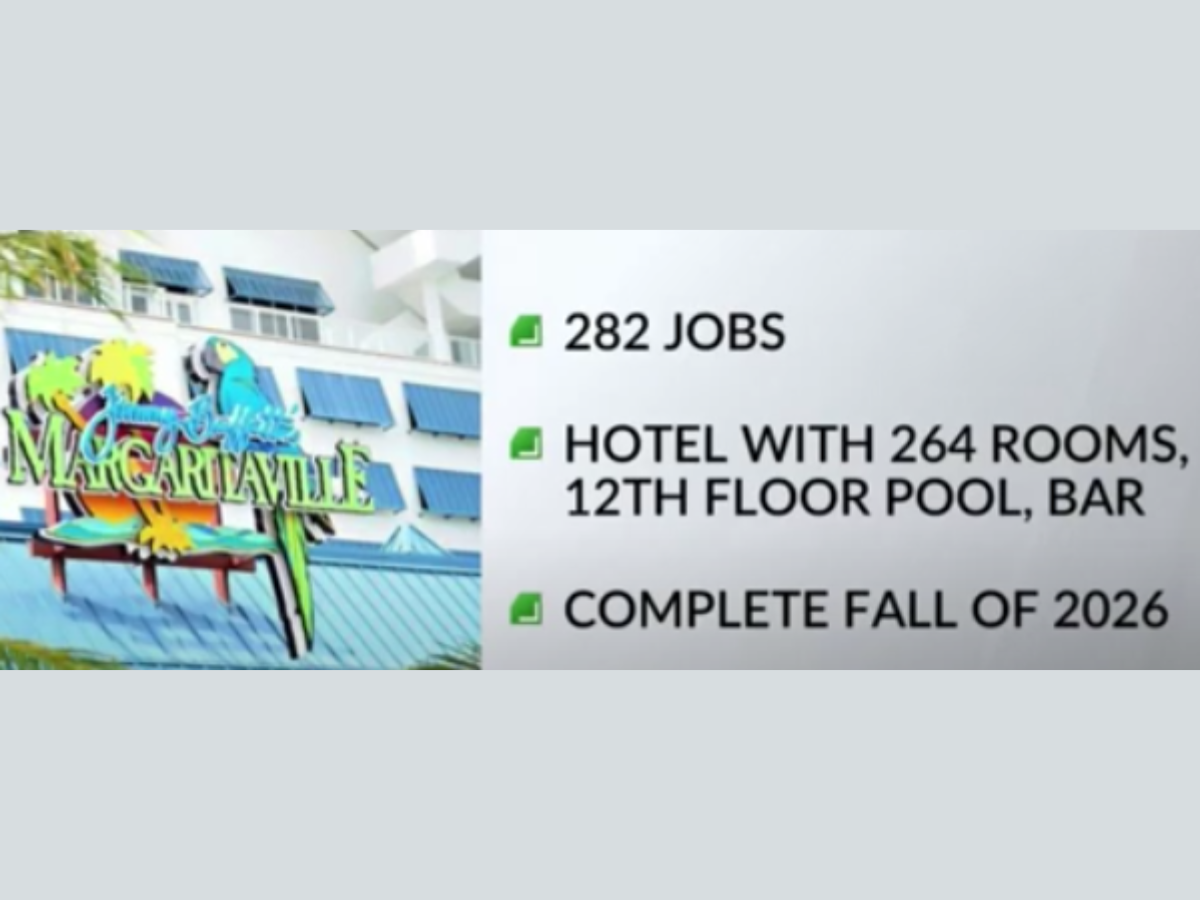 Untitled design - 1 Margaritaville logo with details of Newport location