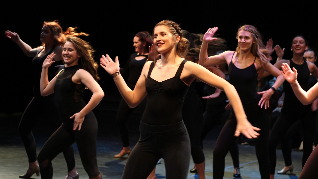 Student dancing