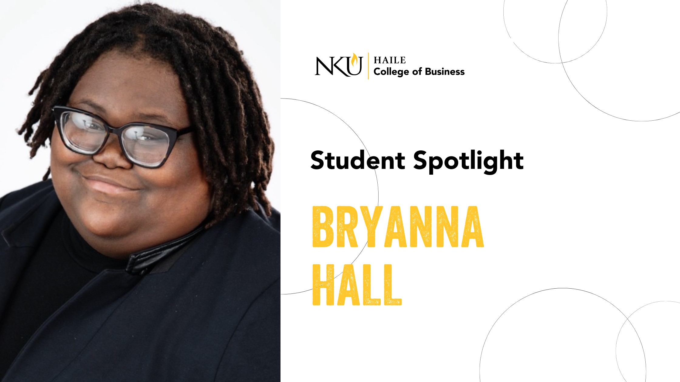  graphic of a student named bryanna hall 