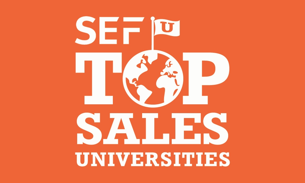Logo that says SEF top sales university