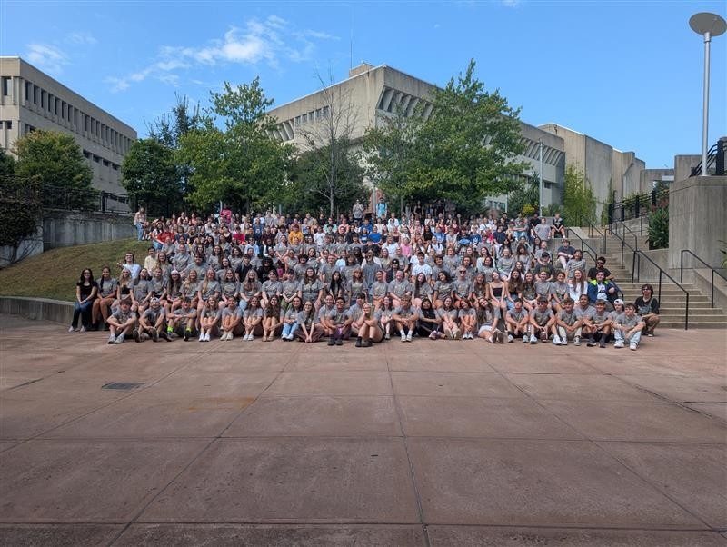 YSA group photo in the ampitheatre