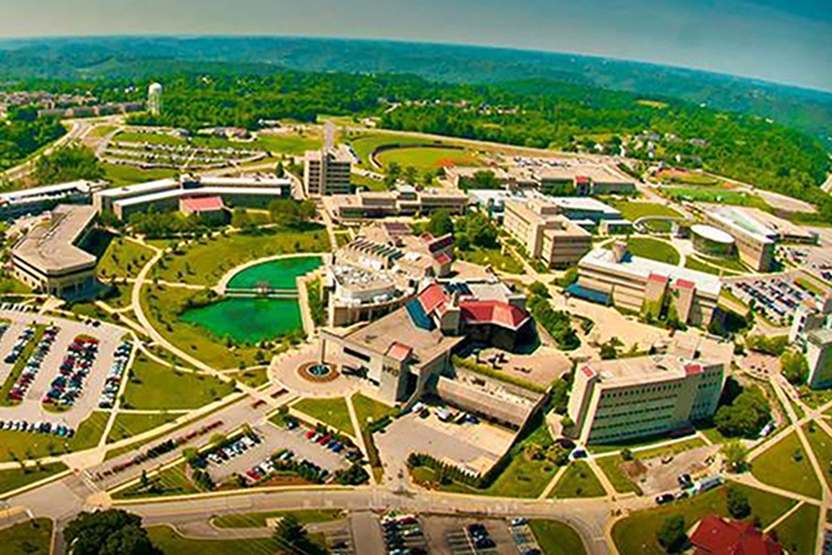 NKU aerial overhead view of entire campus