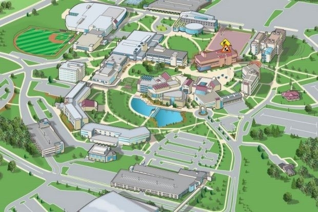 Map of NKU