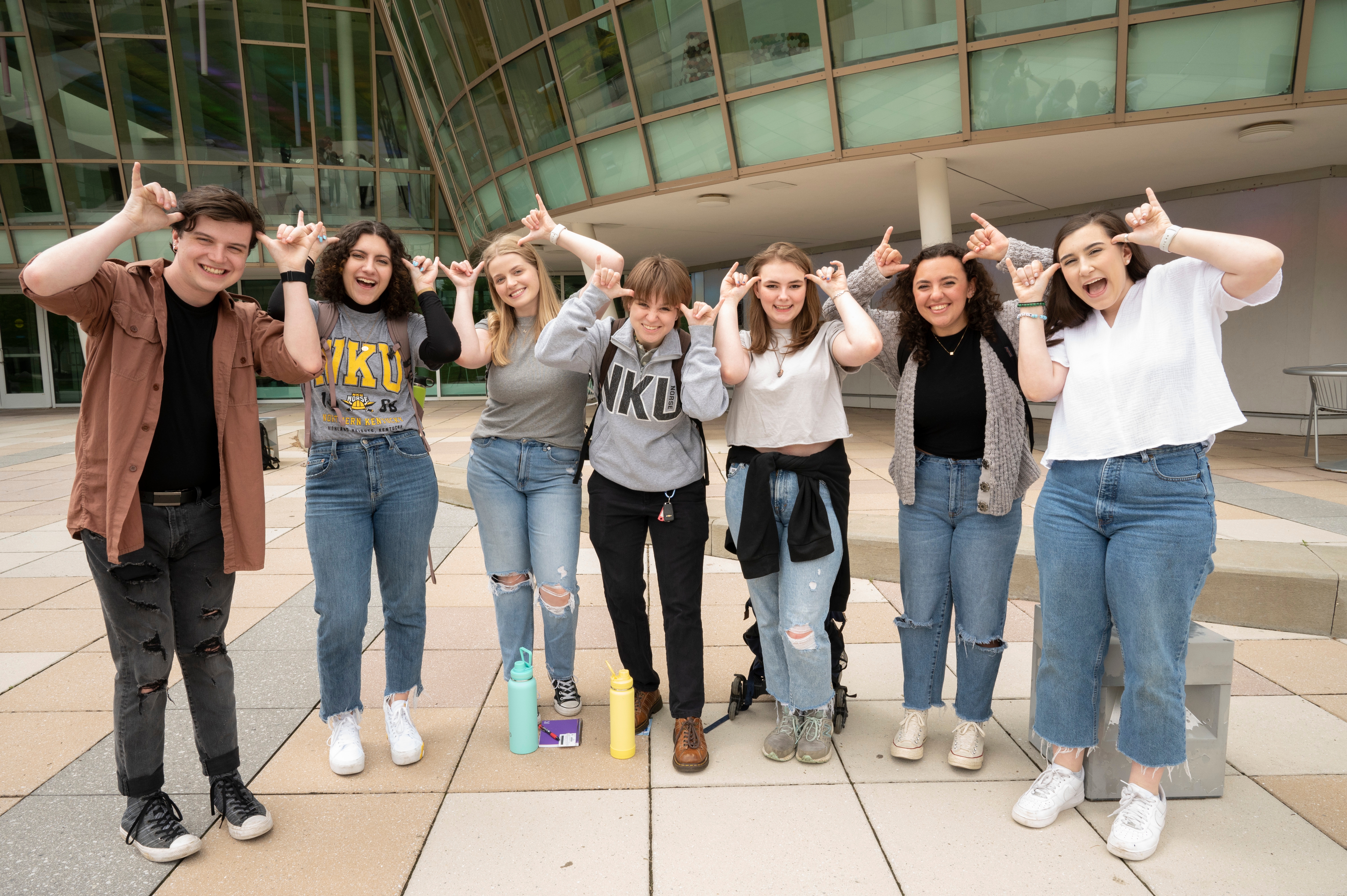 NKU Tour Guides Norsing Up.