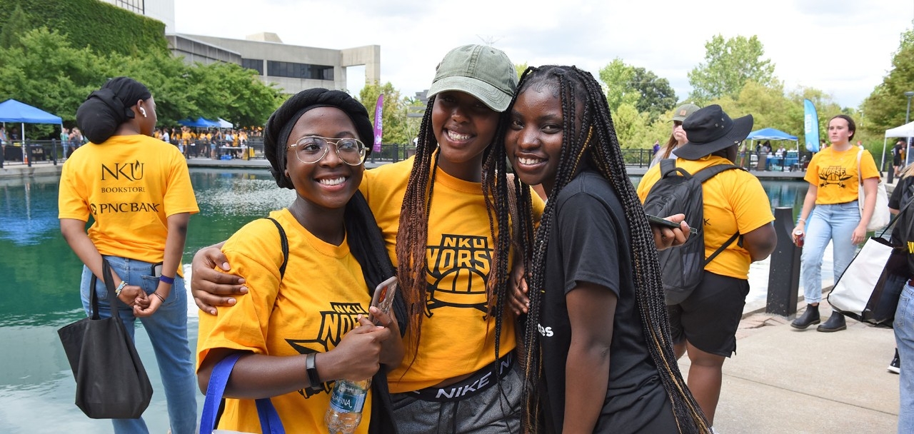 Students at Fresh Fusion smiling in a group