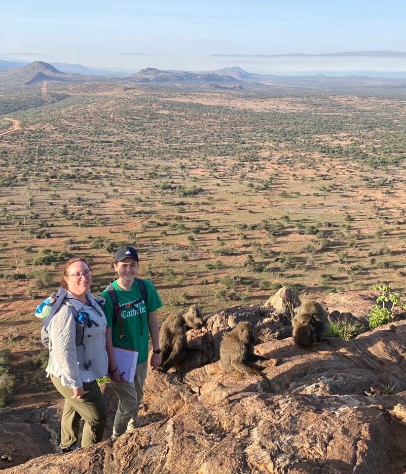Monica Wakefield and NKU graduate student