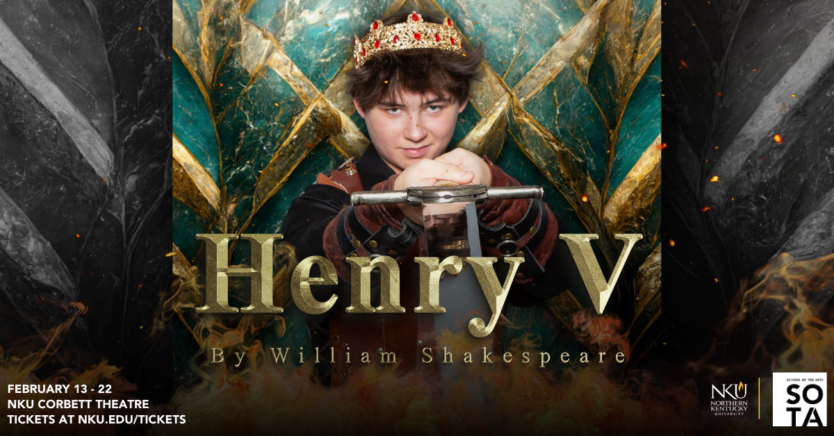 Poster photo for SOTA's spring production of William Shakespeare's Henry V