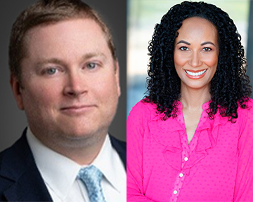 Newly appointed regents Greg Mecher and Victoria Grooms.