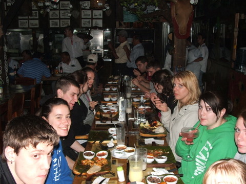 Group Photo at Dinner