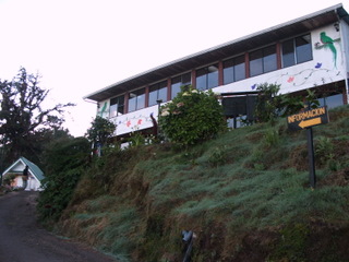 The main lodge at El Mirador de Quetzales