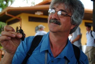 Dr. Dahlem and beetle