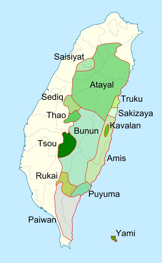 Taiwanese Aboriginal Map