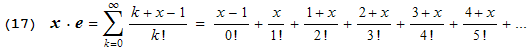 New formula for e #17 (H.J. Brothers, 2004)