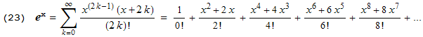 New formula for e #23 (H.J. Brothers, 2004)