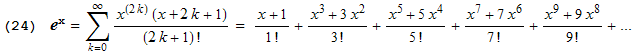 New formula for e #24 (H.J. Brothers, 2004)