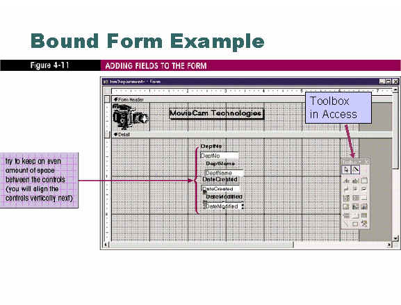 Bound Form Example